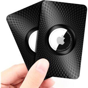 Airtag Wallet Holder 2 Pack,Ultra Thin Card Case for Apple Airtag,Airtag